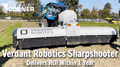 [Technology Corner] Verdant Robotics Sharpshooter Delivers ROI Within 1 Year